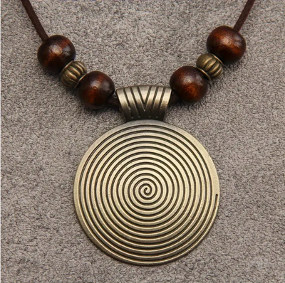 Brown pearl thread